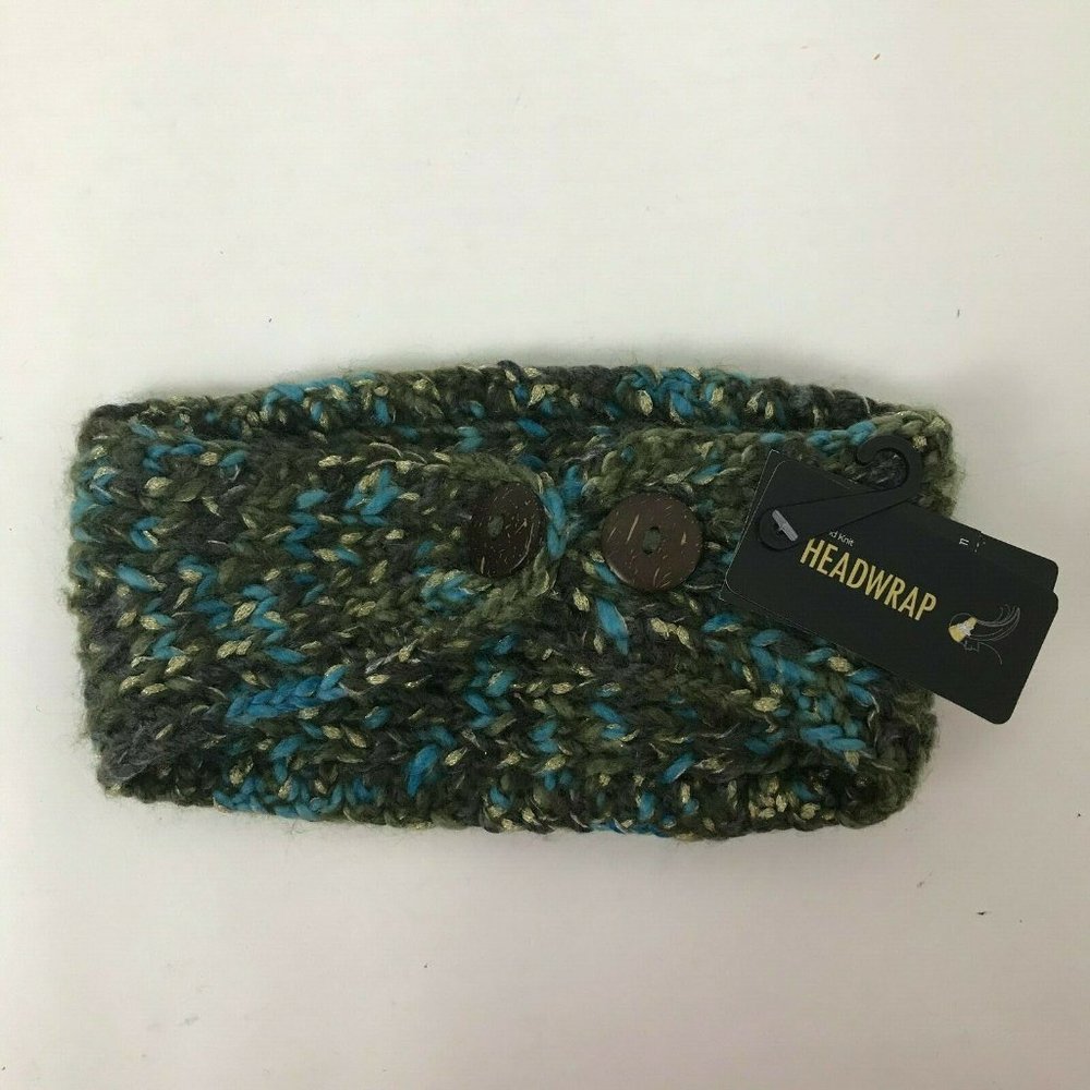 Wilson Leather Hand Knit Head Wrap New with Tags